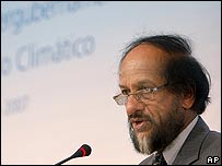 O presidente do IPCC, Rajendra Pachauri / Foto: AP/Divulgao